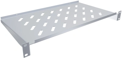 Полка стационарная NTSS NTSS-FF-250 1U нагр.:20кг. 19" 250мм серый (упак.:1шт)
