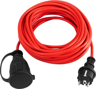 Сетевой удлинитель Buro BU-PS1.10/R-16 10м (1 розетка) красный (коробка)