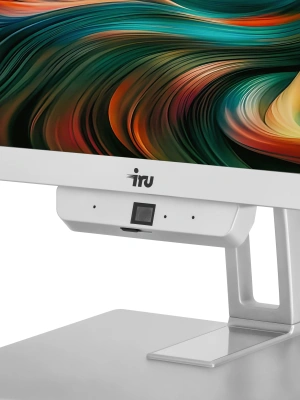 Моноблок IRU Planio 235 23.8" Full HD Ryzen 5 3500U (2.1) 16Gb SSD512Gb Vega 8 без ОС GbitEth WiFi BT 65W Cam серебристый 1920x1080
