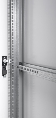 Шкаф серверный ЦМО (ШТК-Э-42.6.10-44АА) напольный 42U 600x1000мм пер.дв.перфор. задн.дв.перфор. 2 бок.пан. направл.под закл.гайки 710кг серый 915мм 95кг 180град. 1987мм IP20 сталь