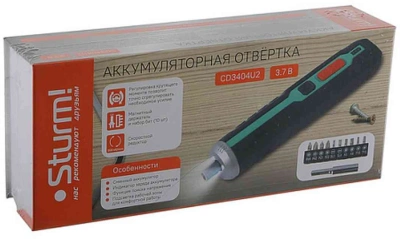 Отвертка аккум. Sturm! CD3404U2 аккум. патрон:шестигранник 6.35 мм (1/4)