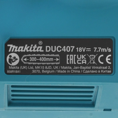 Цепная пила Makita LXT DUC407Z аккум. 610Вт дл.шины:16" (40cm)