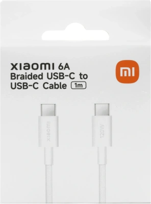 Кабель Xiaomi BHR087KGL USB Type-C (m)-USB Type-C (m) 1м белый