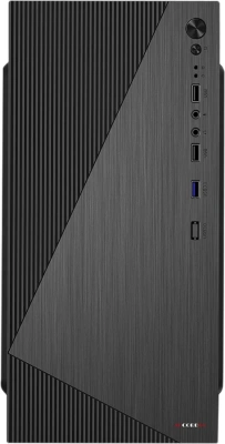 Корпус Accord ACC-XA09 черный без БП mATX 1x80mm 1x120mm 2xUSB2.0 1xUSB3.0 audio bott PSU