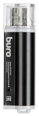 Устройство чтения карт памяти USB2.0 Buro BU-CR-3101 черный