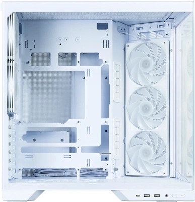 Корпус Zalman D50 белый без БП ATX 6x120mm 4x140mm 2xUSB3.0 audio bott PSU