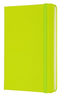 Блокнот Moleskine CLASSIC MM710C2 Pocket 90x140мм 192стр. линейка твердая обложка лайм