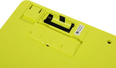 Клавиатура + мышь Logitech MK240 клав:черный/желтый мышь:черный/желтый USB беспроводная slim Multimedia (920-008198)