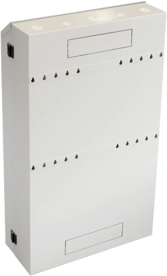 Шкаф коммутационный Lanmaster (TWT-CBVRT-5U-6X7-GY) настенный 5U 650x250мм пер.дв.металл направл.под винты 68кг серый 505мм 741мм IP20 сталь