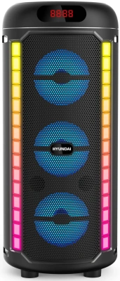 Минисистема Hyundai H-MC1221 черный 15Вт FM USB BT SD/MMC