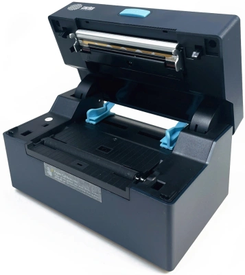 Термопринтер Cactus CS-TP-D420U+держатель (CS-TP-D420U) 203dpi 160мм/с/USB для печ.этик. черный