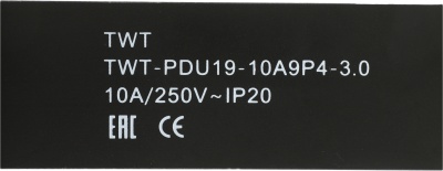 Блок распределения питания Lanmaster TWT-PDU19-10A9P4-3.0 гор.размещ. 9xSchuko базовые 10A C14 3м