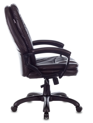 Кресло руководителя Бюрократ CH-868N темно-коричневый NE-15 экокожа крестов. пластик