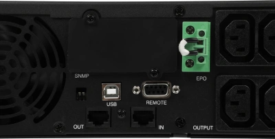 Источник бесперебойного питания Powercom Smart King RT SRT-1500A LCD 1350Вт 1500ВА черный