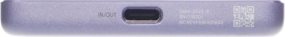 Мобильный аккумулятор Xiaomi Super Slim Magnetic 5000mAh QC3.0/PD3.0 22.5W 3A USB-C беспров.зар. фиолетовый (BHR08PNGL)