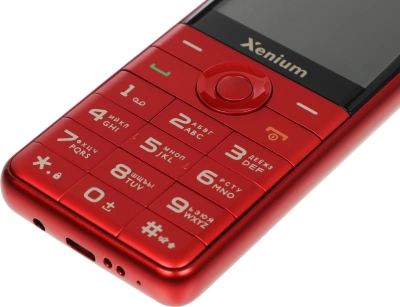 Мобильный телефон Xenium X700 красный моноблок 2Sim 2.31" 240x320 Nucleus 0.3Mpix GSM900/1800 MP3 FM microSD max32Gb