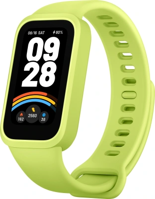 Фитнес-трекер Xiaomi Smart Band 9 Active TFT корп.:зеленый рем.:зеленый (BHR08L1GL)