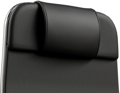 Кресло Метта Samurai KL-1 черный сиденье черный экокожа с подголов. крестов. алюминий хром