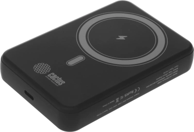 Мобильный аккумулятор Cactus CS-PBFSUA-10000 10000mAh 22.5W 4.5A USB-C беспров.зар. черный