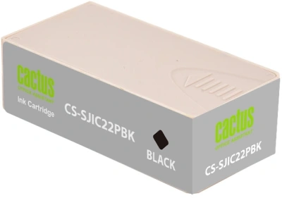 Картридж струйный Cactus CS-SJIC22PBK C33S020601 черный пигментный (34мл) для Epson ColorWorks C3500 с чипом