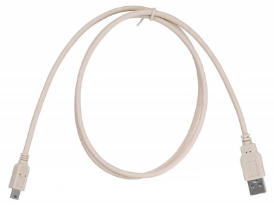 Кабель Buro USB A(m) mini USB B (m) 1м (USB2.0-M5P-1) серый