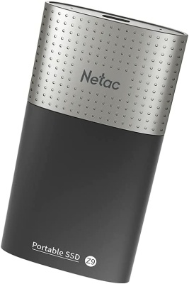 Накопитель SSD Netac USB-C 128GB NT01Z9-128G-32BK Z9 черный