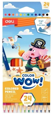 Карандаши цв. Deli EC143-24 Colorwow 24цв.