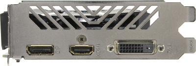 Видеокарта Gigabyte PCI-E GV-N105TD5-4GD NVIDIA GeForce GTX 1050TI 4096Mb 128 GDDR5 1290/7008 DVIx1 HDMIx1 DPx1 HDCP Ret