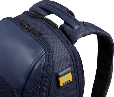 Рюкзак мужской Piquadro Lyss CA6928S143BM/BLU синий полиэстер/натур.кожа