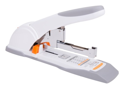 Степлер мощный Deli E0487 23/6 23/8 23/10 23/13 (80листов) ассорти/белый 100скоб коробка