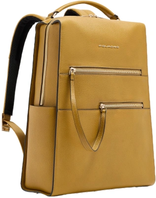 Рюкзак женский Piquadro Patricia CA6772W140/G горчичный натур.кожа