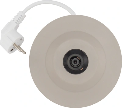 Чайник электрический Vitek VT-WK1066 1.7л. 2200Вт бежевый/коричневый корпус: металл/пластик