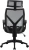 Кресло Cactus CS-MC414-BK черный сетка/ткань с подголов. крестов. пластик Кресло Cactus CS-MC414-BK черный сетка/ткань с подголов. крестов. пластик