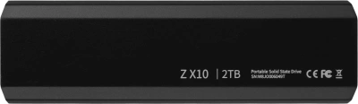 Накопитель SSD Netac USB-C 2TB NT01ZX10-002T-32BK ZX10 черный