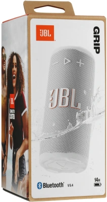 Колонка порт. JBL Grip белый 16W 1.0 BT 2600mAh (без.бат) (JBLGRIPWHT)