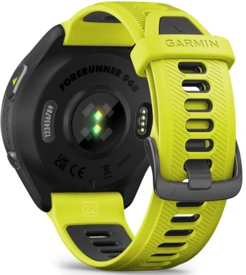 Смарт-часы Garmin Forerunner 965 47мм 1.4" AMOLED корп.черный рем.черный/желтый разм.брасл.:135-205мм (010-02809-12)