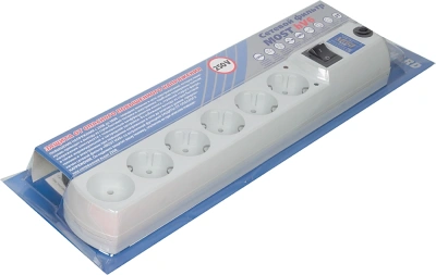 Сетевой фильтр Most HV6 2м (6 розеток) белый (коробка)