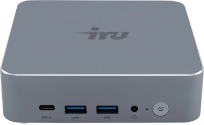 Неттоп IRU Tactio 515 i5 12450H (2) 16Gb SSD512Gb Iris Xe Windows 11 Pro 64 2xGbitEth WiFi BT 100W серый (RUS) (2195518)