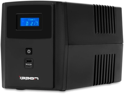 Источник бесперебойного питания Ippon Smart Power Pro II Euro 1200 720Вт 1200ВА черный