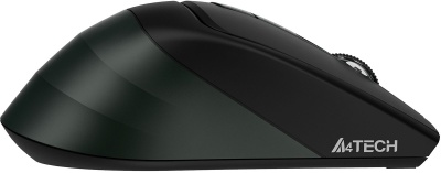 Мышь A4Tech Fstyler FB35S темно-зеленый/черный оптическая 2000dpi беспров. BT/Radio USB для ноутбука 5but (FB35S USB MIDNIGHT GREEN)