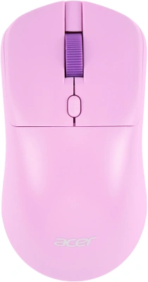 Мышь Acer OMR501 фиолетовый оптическая 1600dpi silent беспров. USB 4but (ZL.MCE11.017)