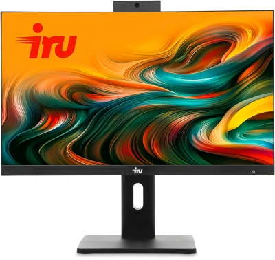 Моноблок IRU Tactio 23IP6 23.8" Full HD i3 12100 (3.3) 8Gb SSD480Gb UHDG 730 Windows 11 Pro 64 WiFi BT 120W Cam черный 1920x1080 (RUS)
