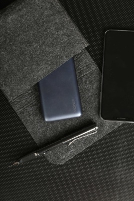 Мобильный аккумулятор Romoss WSL10 10000mAh 3A 2xUSB беспроводная зарядка синий