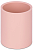 Стакан для канцелярских принадлежностей Deli ENS023 PINK Nusign круглая 83x95мм пластик розовый