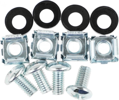 Кабельный органайзер ITK 4 кольца CO05-1M4RM односторонний кольца 1U шир.:19" глуб.:60мм