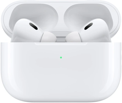 Гарнитура внутриканальные Apple AirPods Pro 2 2023 A3047/A3048/A2968 белый беспроводные bluetooth в ушной раковине (MTJV3LL/A)