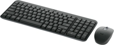Клавиатура + мышь Logitech MK250 Compact MR0114 клав:графитовый мышь:графитовый USB беспроводная BT Multimedia (920-013853)