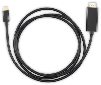 Кабель-переходник аудио-видео Buro USB Type-C (m)/HDMI (m) 1.5м. черный (BU-TYPEC-HDMI-1.5M)