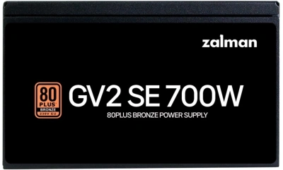 Блок питания Zalman ATX 700W ZM700-GV2SE 80+ bronze (20+4pin) 120mm fan 6xSATA RTL