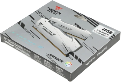 Память DDR5 2x24GB 6400MHz Patriot PVXR548G64C32KM Viper Xtreme 5 RGB RTL Gaming PC5-51200 CL32 DIMM UDIMM 288-pin 1.4В с радиатором Ret